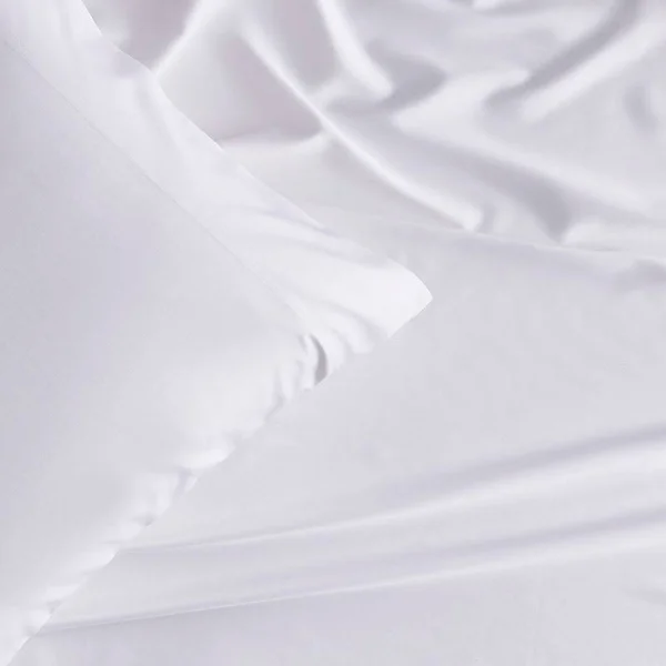 Company Cotton Bamboo Sateen Sheet Set - Ivory - Size King, The Company Store