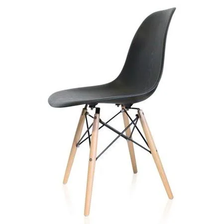 Wrought Studio Whiteaker Molded Plastic Dining Chair - White