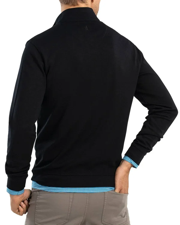 Johnnie-O Sully 1/4 Zip Pullover - Black