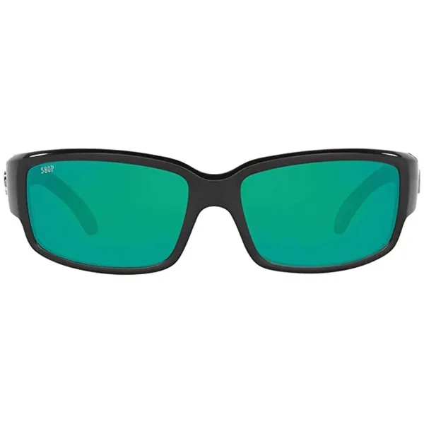 Costa Del Mar CL 11 OGMP Caballito Sunglasses Black Green Mirror 580p Plastic