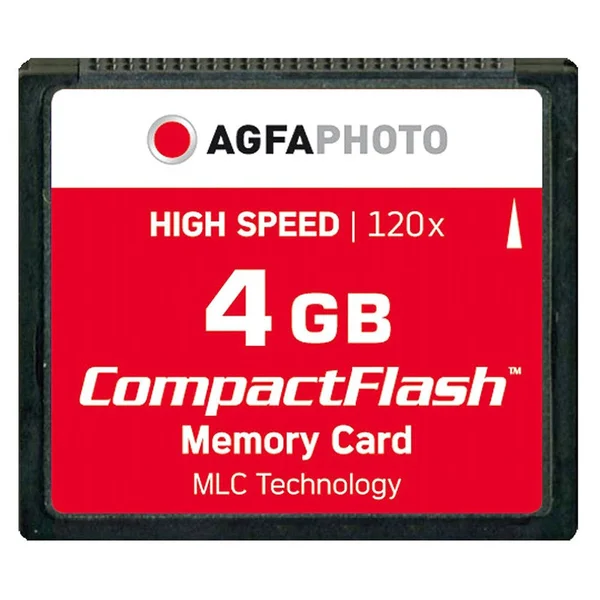 Agfa Compact Flash 4gb High Speed 120x Mlc Memory Card One Size