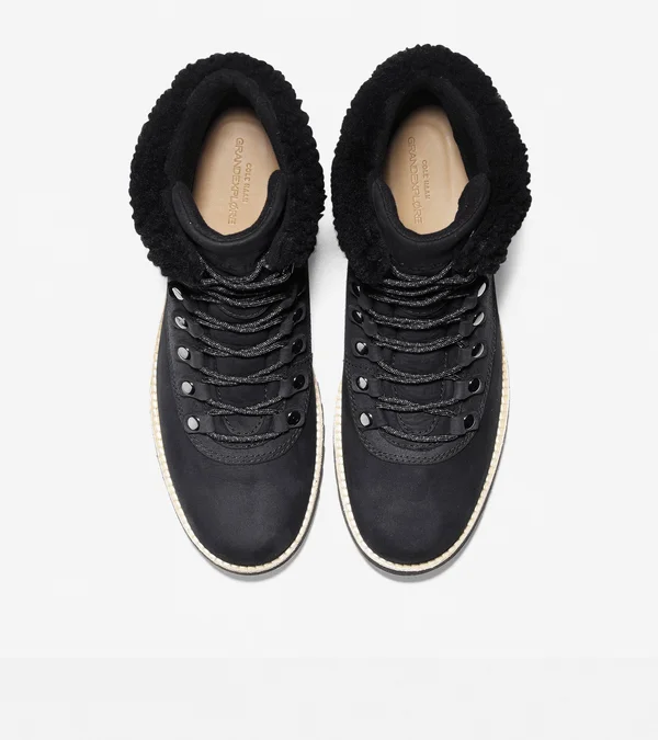 Cole Haan Zerogrand Explorer Hiker Women's Boots Black Leather : 8 B