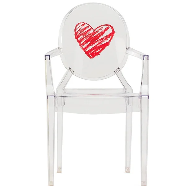 Kartell Lou Lou Ghost Chair Kids - Heart