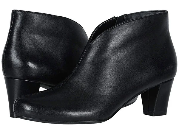 Women's David Tate Fame Ankle Bootie, Size: 12, Black