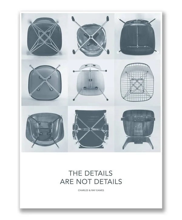 Vitra - Eames Quotes Poster - Details