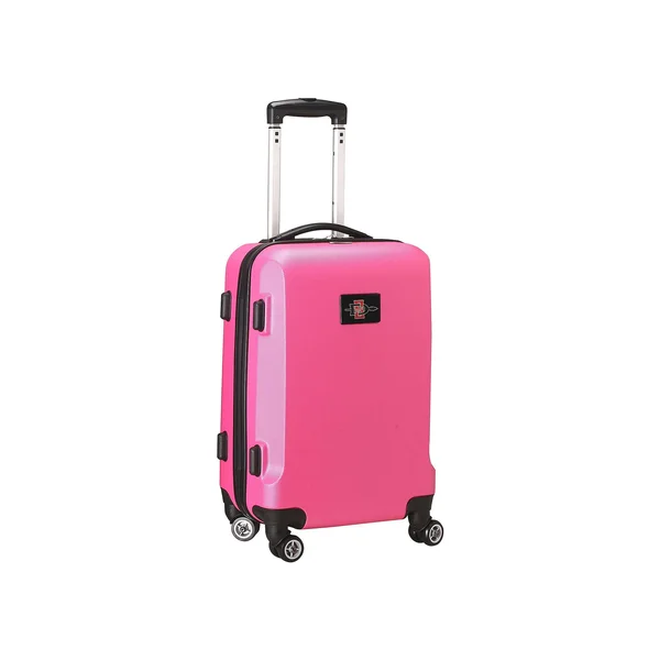Denco Sports Luggage NCAA Hardside Spinner - 20x22 - Pink/San Diego State University