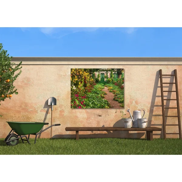 Artist Path West of The Wind Outdoor Canvas Art