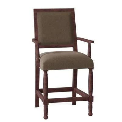 Ramsey 24x22 Counter Stool Fairfield Chair Body Fabric: 9508 Smoke - Color: Montego Bay