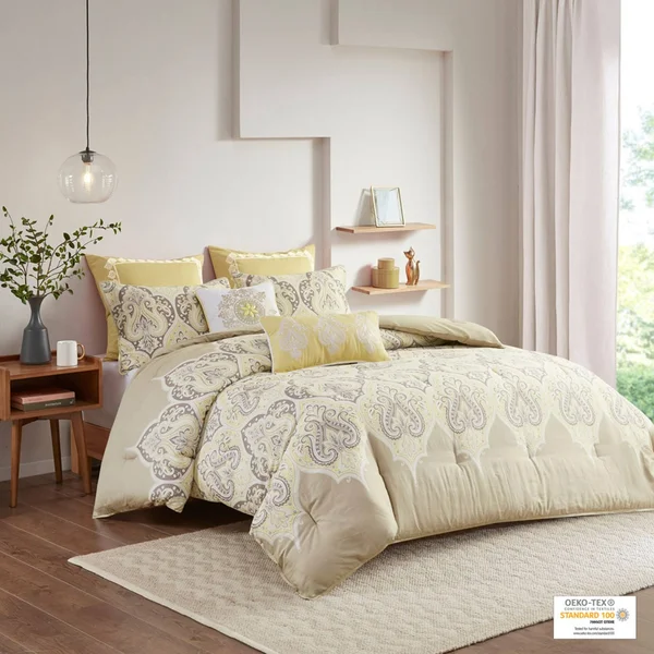 The Curated Nomad Largo Cotton 7-Piece Comforter Set - Full - Queen