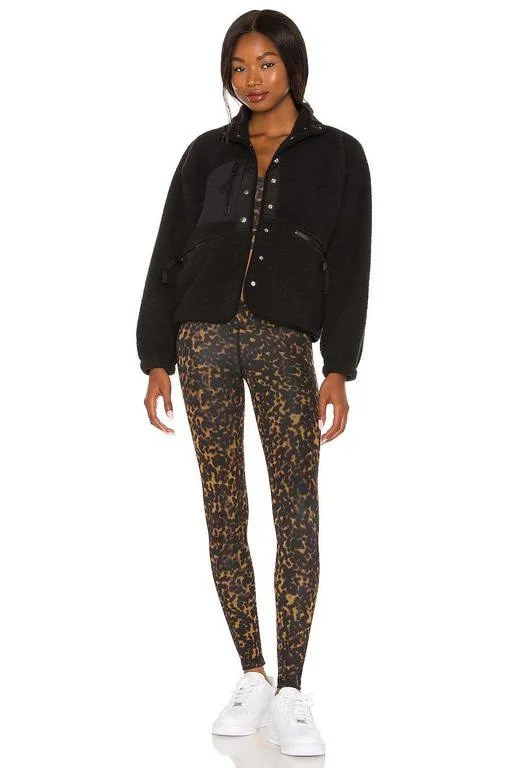Hit The Slopes Fleece Jacket at Free People in Brown - Size: S