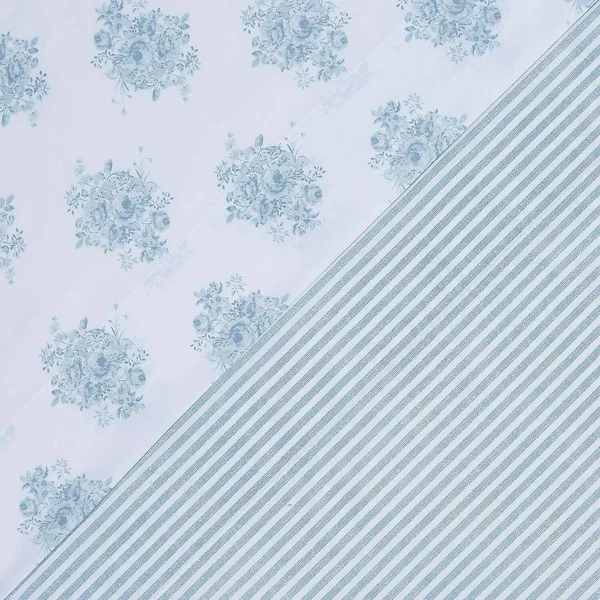 Prairie by Rachel Ashwell 12-Piece Garment Washed Sheet Set (Blue, King)