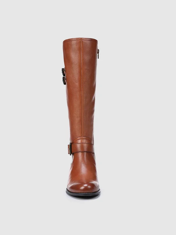 Naturalizer Women's Jessie Wide Calf Boots - Banana Bread in Size 6.5
