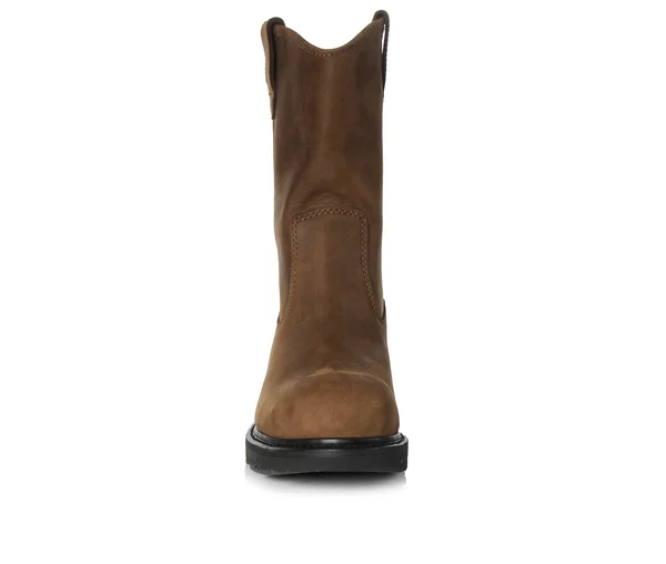 Wolverine 10x22 Leather Wellington Steel Toe Boots - Men's Brown