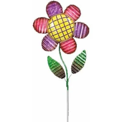 August Grove Devin Metal Flower Garden Stake