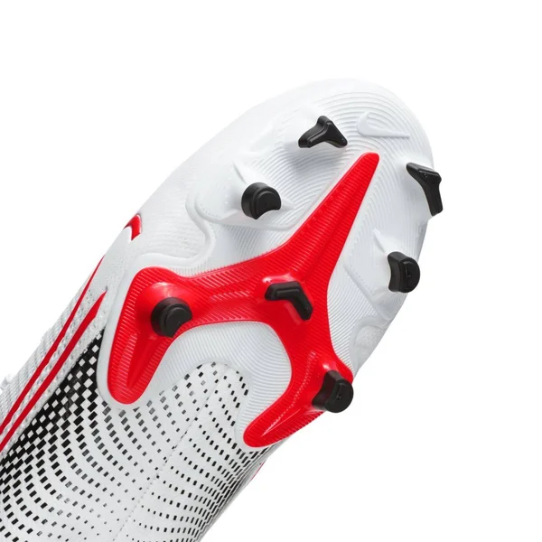 Nike Kids Mercurial Vapor 13 Academy mg FG White/Laser Crimson - 4
