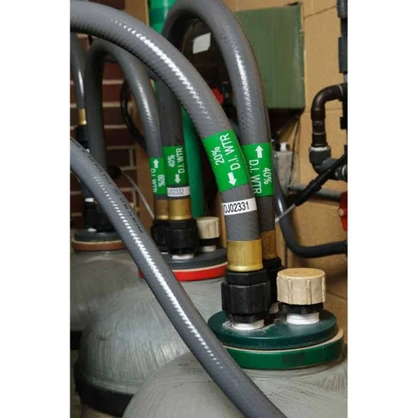 Brady MC1-1000-595-GN-WT Label, 1 in W x 25 ft L