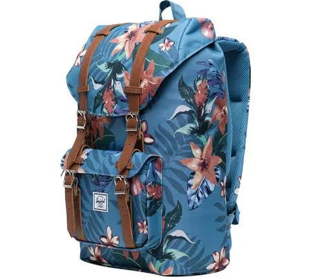 Herschel Supply Co. Little America Mid-Volume Summer Floral Heaven Blue One Size