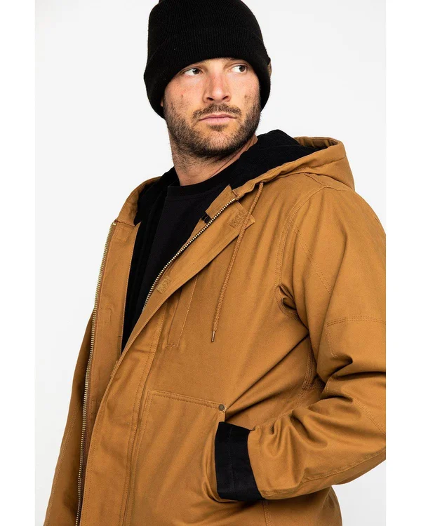 Dickies Men's Duck Flex Mobility Jacket, TJ376, Brown Duck