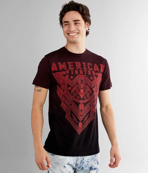American Fighter Kendleton T-Shirt - Red/Black XX-Large - Men's