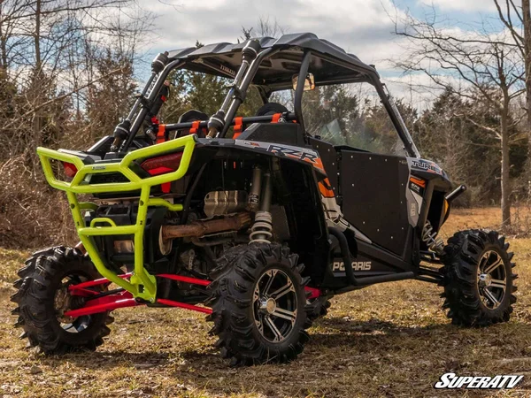 SuperATV Polaris RZR XP 1000 Rear Bumper - 2014-2018, No, Lime Squeeze