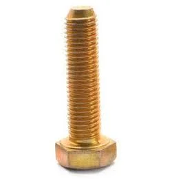 5/8 inch-11 x 2 1/4 inch (PT) Coarse Thread Grade 8 Hex Cap Screw (Bolt) - USA Alloy Steel Yellow Zinc Plated Pk 25