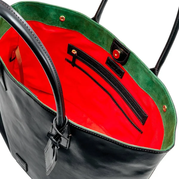 Dooney & Bourke Florentine Leather MediumRussel Bag - Black/Black