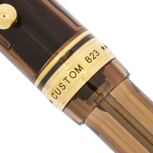 Pilot Custom 823 Amber Fountain Pen - Fine