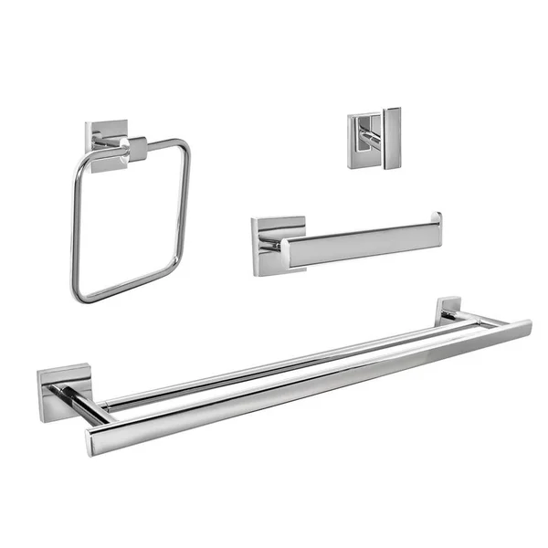 Emerson 4-Piece Bath Hardware Set in Polished Chrome