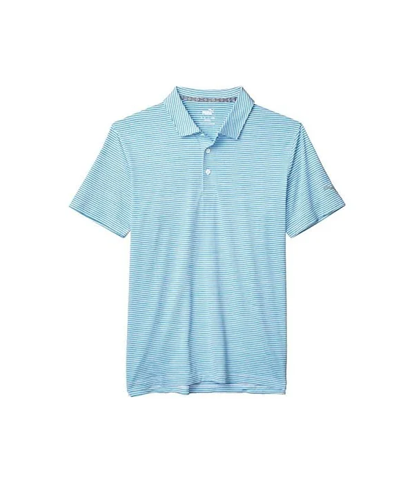 Puma Men's Caddie Stripe Golf Polo, XXL, Blue