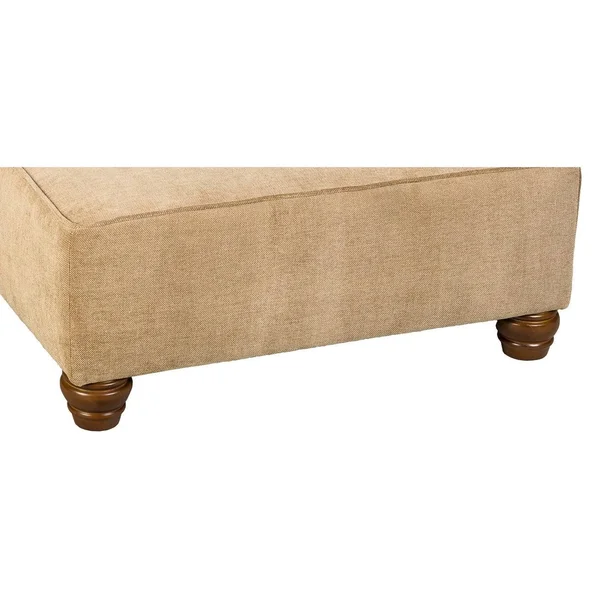 Leffler Home Hixon Square Ottoman - Night Party Chocoalte
