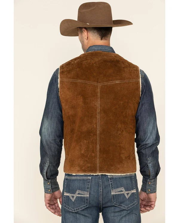Scully Boar Suede Leather Vest