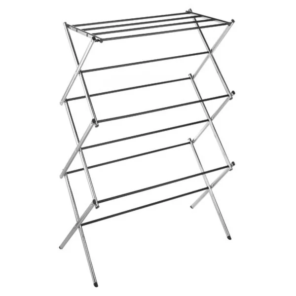 Whitmor Folding Clothes Drying Rack - Chrome