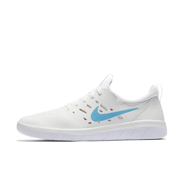 Nike SB Nyjah Free - Summit White - Light Blue Fury, Solar Red
