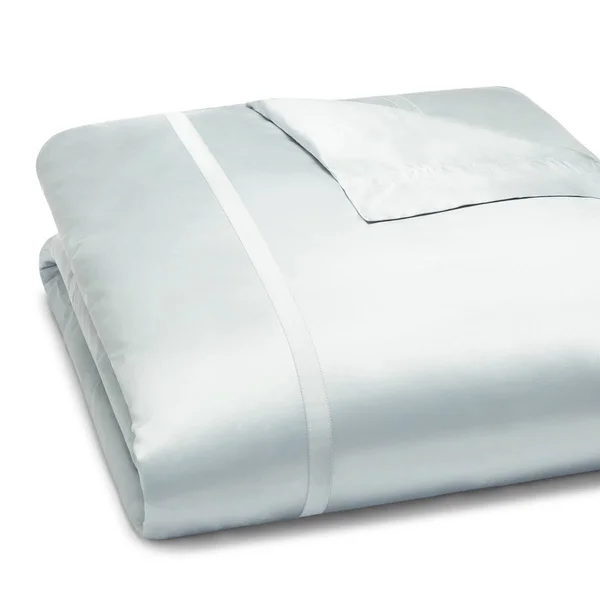 Matouk Nocturne - King Duvet Cover, Silver