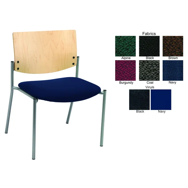 KFI Seating Evolve Big and Tall Armless Guest Chair