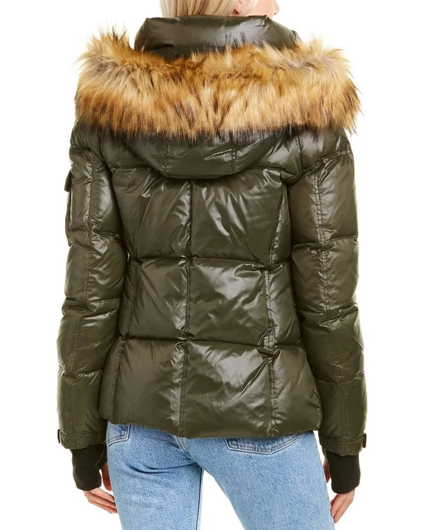 S13 Womens Allie Short Down Jacket - XS, Green