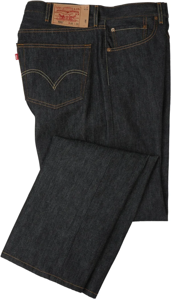 Levi&s 501 Shrink-to-Fit Jeans (Big & Tall) - Black