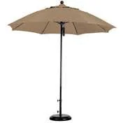 California Umbrella 9 ft. Complete Fiberglass Pacifica Market Umbrella