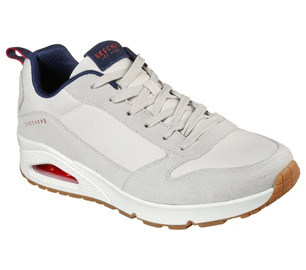 Skechers Men's Uno Stacre Sneaker - Off White
