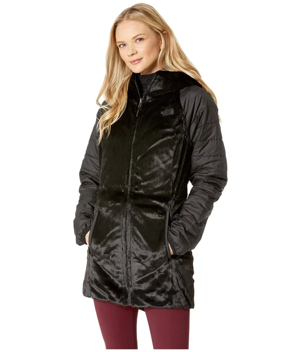 The North Face Women's Mossbud Insulated Reversible Parka: Black