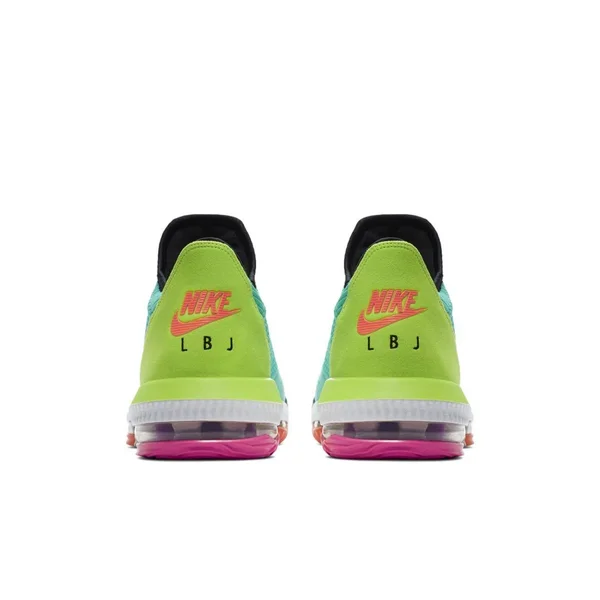 Nike Lebron 16 Low Basketball Shoes in Green, Size: 7.5, CI2668-301