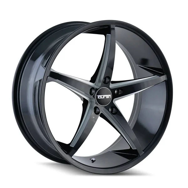 Touren Tr70 (3270) Black/Milled Spokes 18x8 5-114.3 35mm 72.62Mm