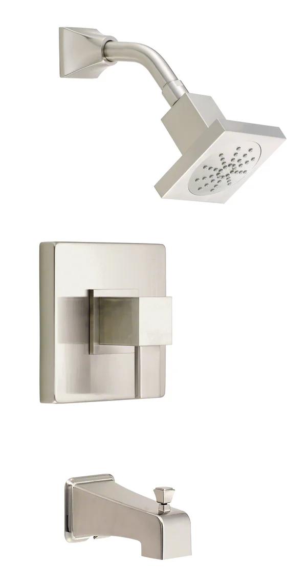 Danze D500033BNT Reef Tub and Shower Faucet Brushed Nickel