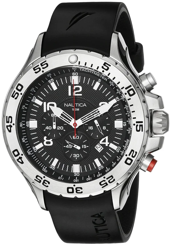 Nautica Black NST Chronograph N14536G Men's Watch