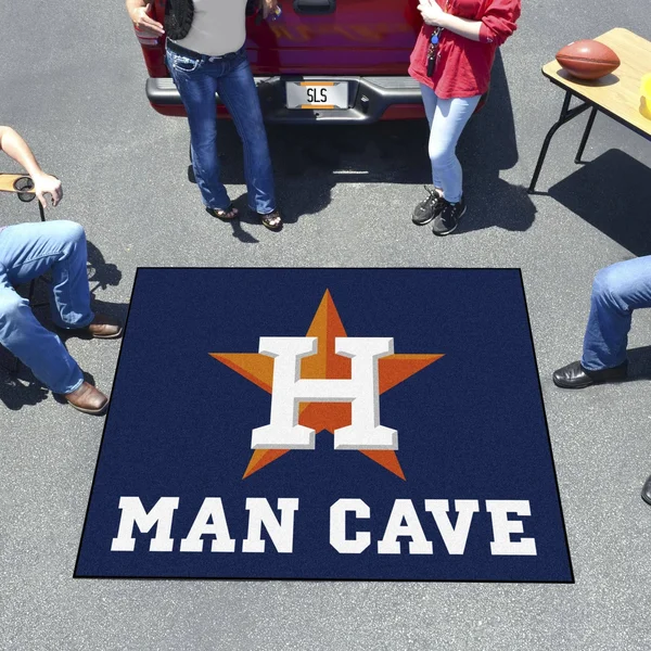 Houston Astros Man Cave Tailgater Rug