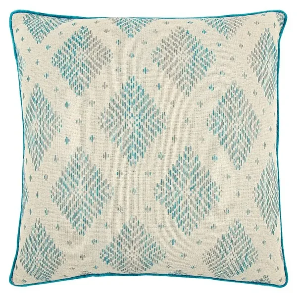 August Grove Saige Decorative 100pct Cotton Throw Pillow; Natural