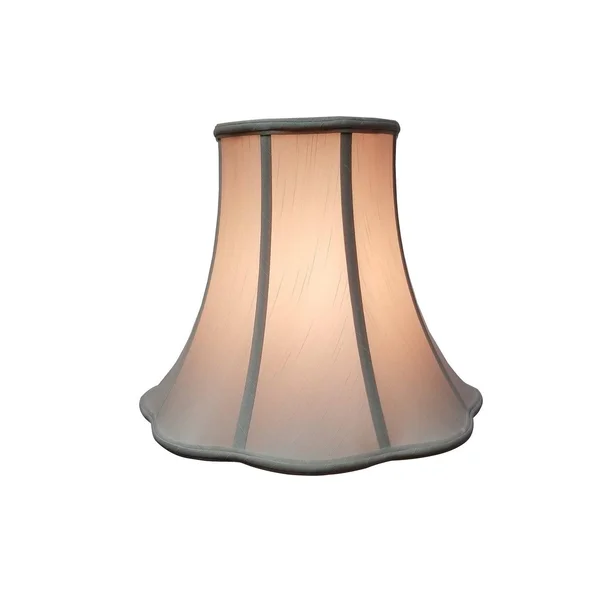 Royal Designs Bottom Outside Scallop Bell Beige Lamp Shade, 8 x 16 x 14 - Color