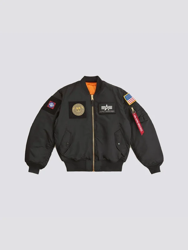 Alpha Industries, MA-1 Flex Bomber Jacket Black, 3XL