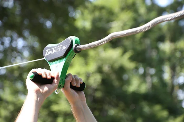 Adventure Parks Braking System Zip Line