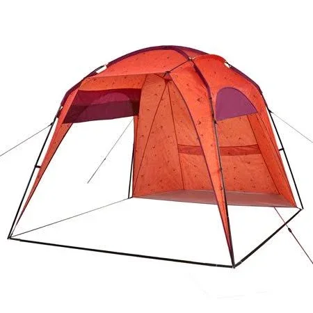 Ozark Trail Sun Shelter - with Gear Storage and UV Protection, Orange, Size: 88.3 Sq. ft.